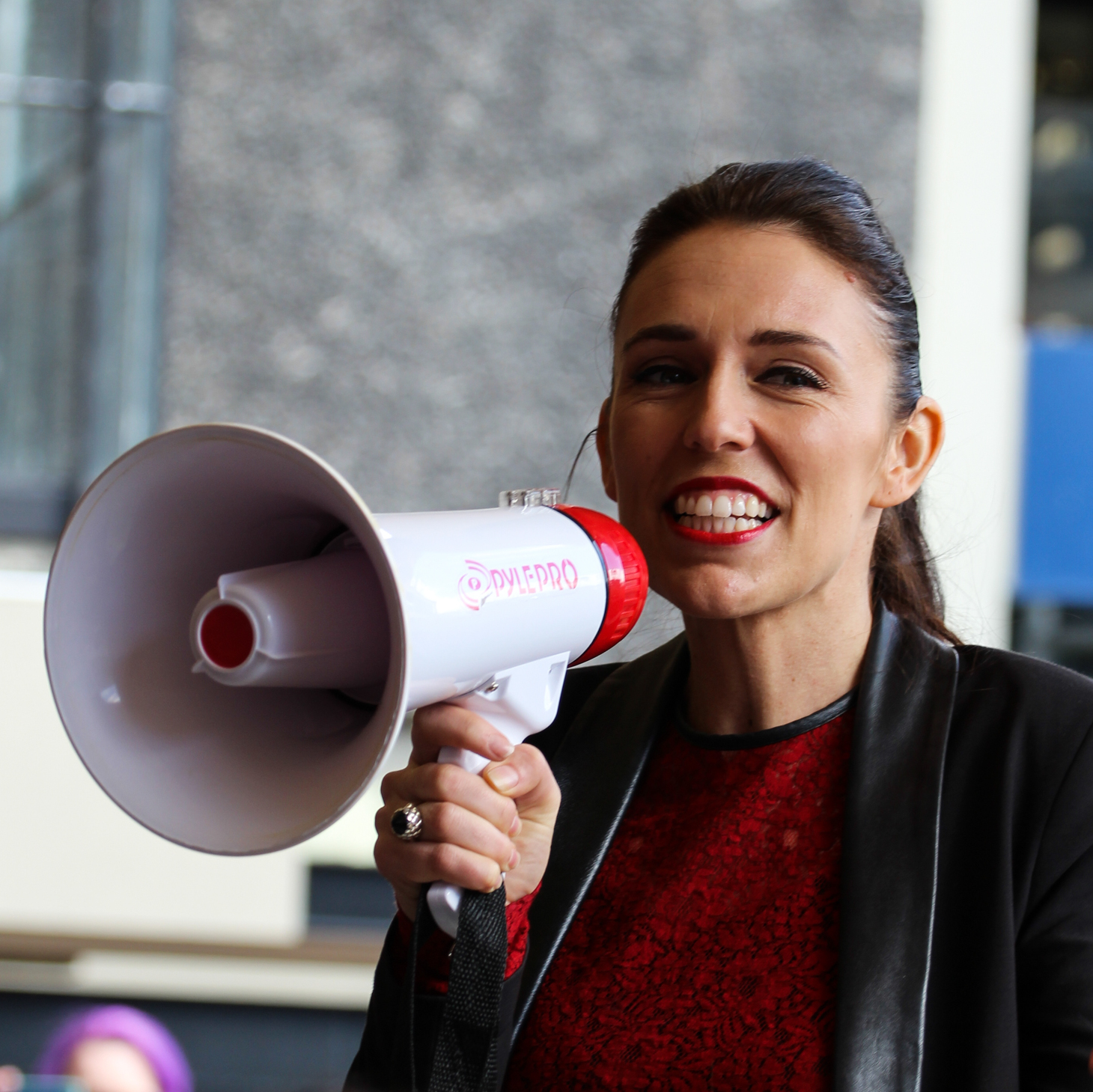 Jacinda Ardern at the University of Auckland