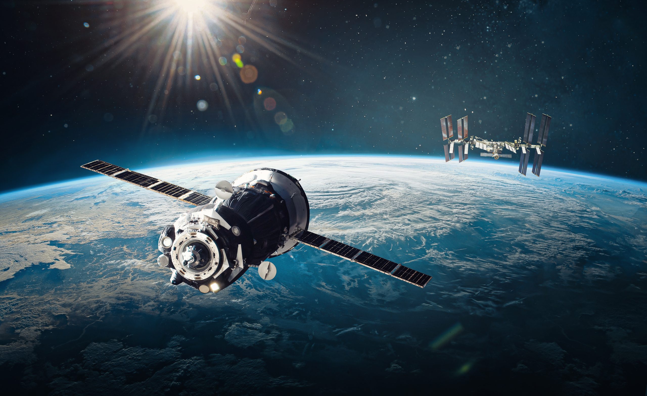 Satellites en orbite autour de la Terre
