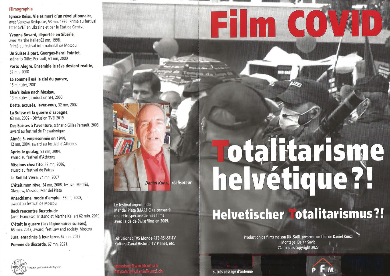 Film Covid : Totalitarisme helvétique?!