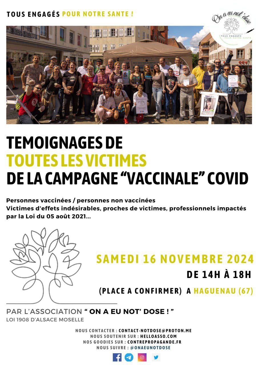 Témoignages de victimes de la campagne vaccinale Covid