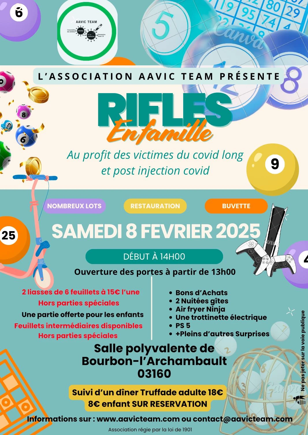 Rifles en famille au profit des victimes des injections Covid et Covid long