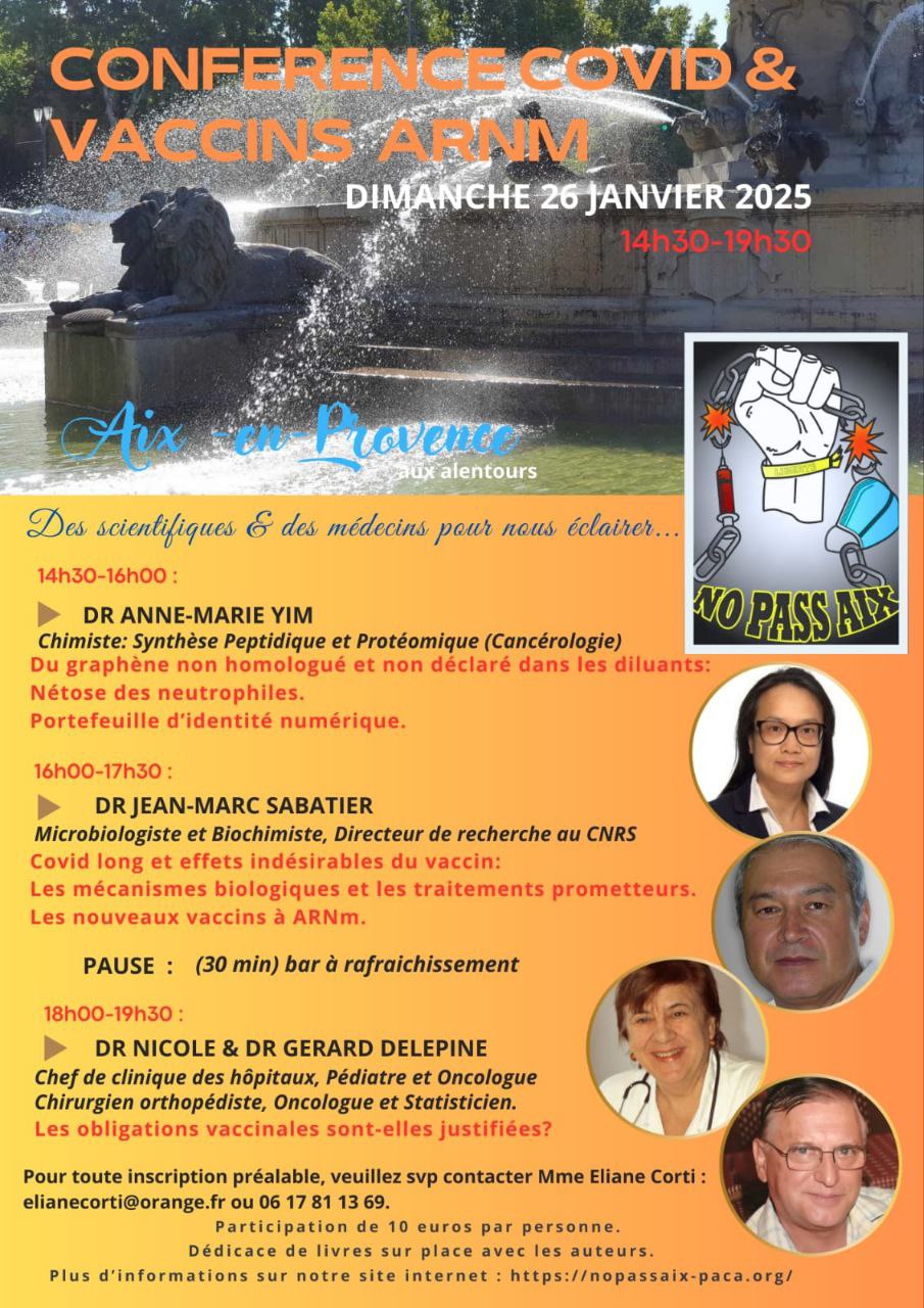 Covid & vaccins ARNM avec Dr Anne-Marie Yim, Dr Jean-Marc Sabatier, Dr Nicole & Dr Gérard Delépine