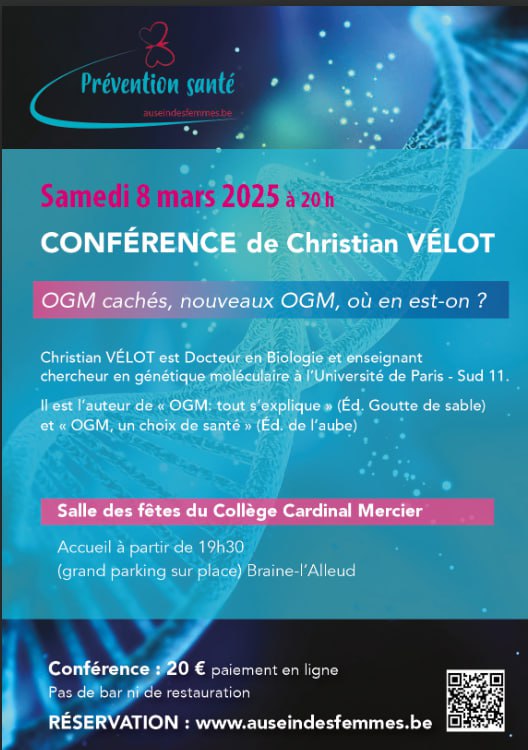 OGM cachés, nouveaux OGM, où en est-on ? Avec Christian Vélot