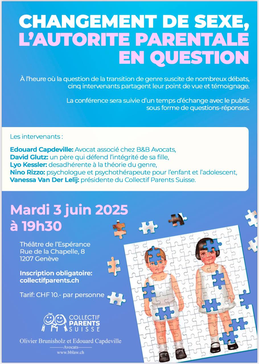 Changement de sexe: l’autorité parentale en question