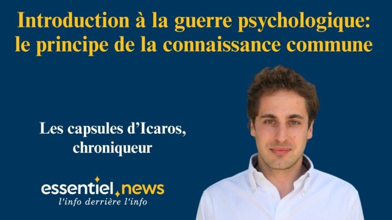 Science de la propagande: un premier exercice de réflexion