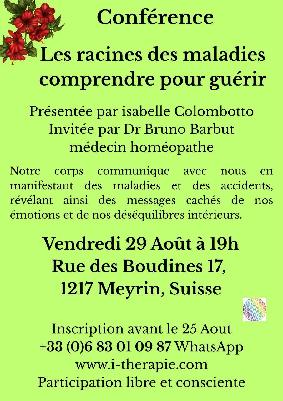 Les racines des maladies, comprendre pour guérir