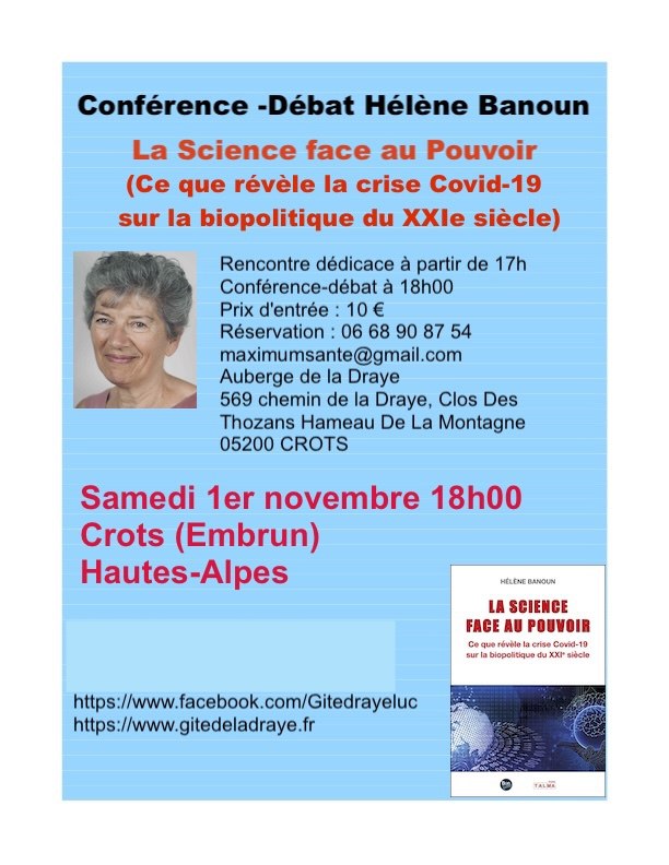 Hélène Banoun: «La Science face au Pouvoir»