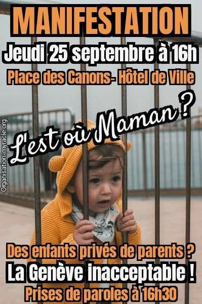 Des enfants privés de parents? La Genève inacceptable!