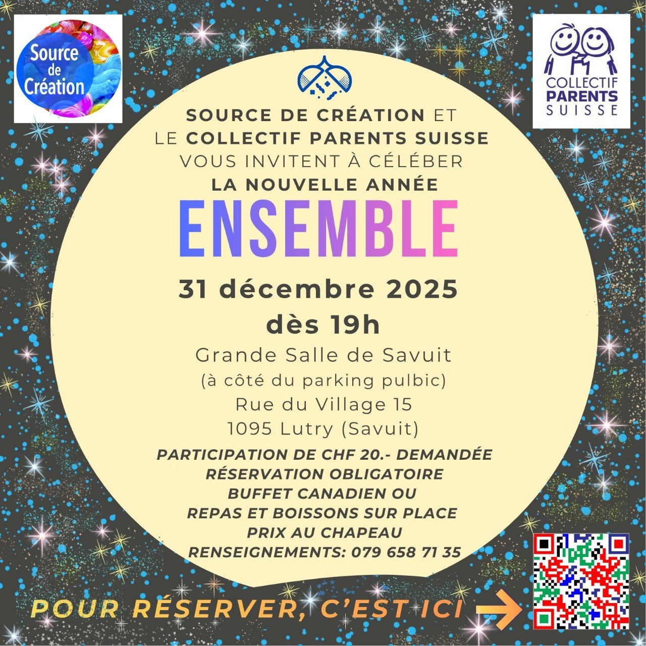 Collectif Parents Suisse & Source de Création: Célébration nouvelle année Ensemble