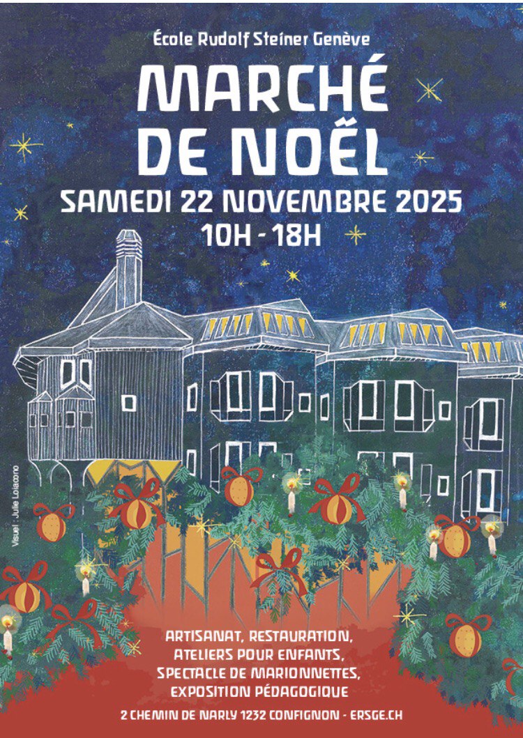 Marché de Noël à l’école Rudolf Steiner, Genève