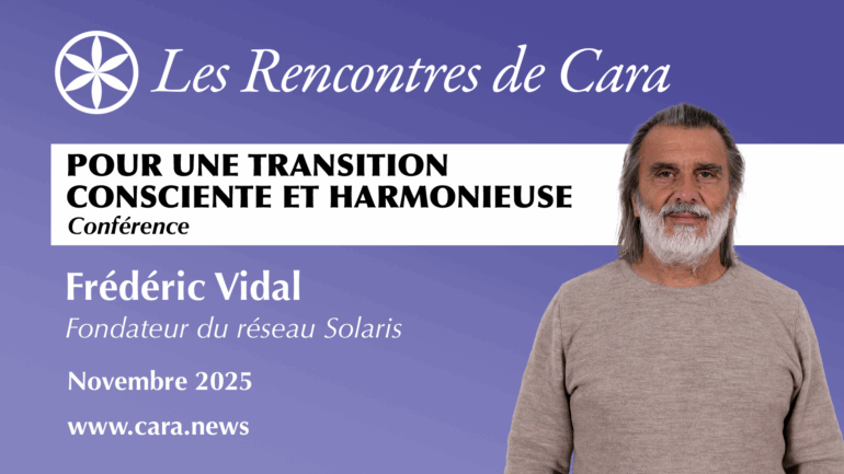 Frédéric Vidal: Pour une transition consciente et harmonieuse