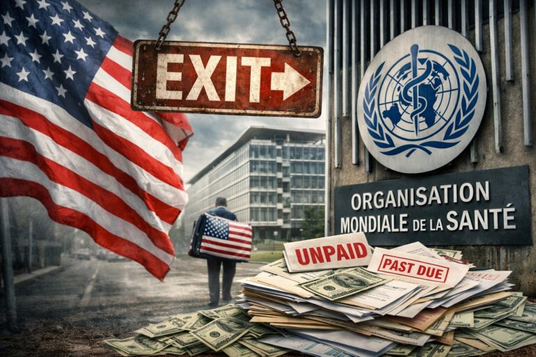 OMS: les États-Unis partent sans payer la facture