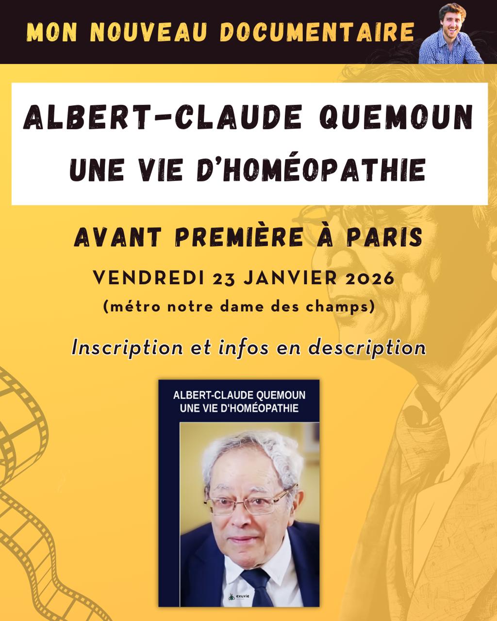 Albert-Claude Quemoun, une vie d&rsquo;homéopathie