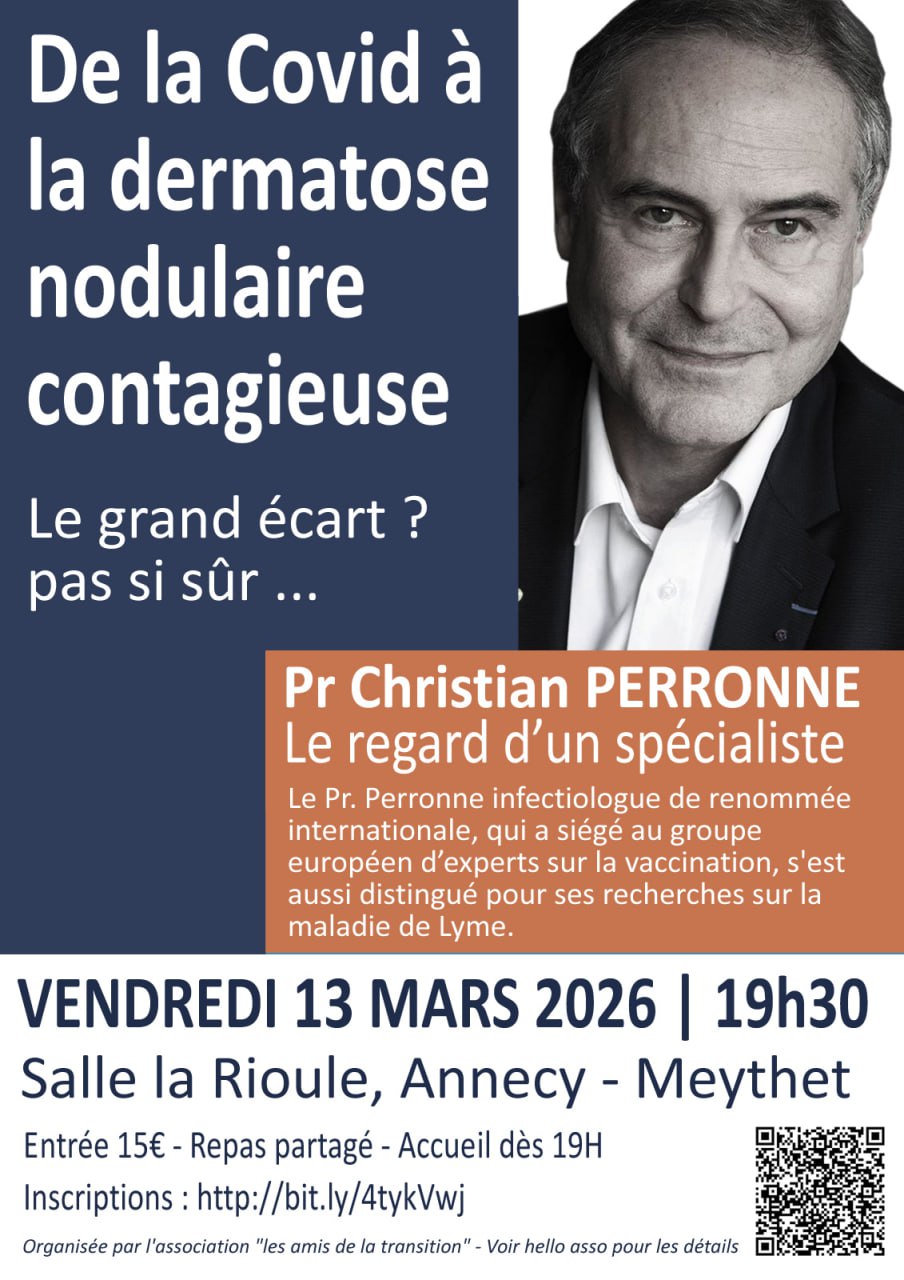 Pr Christian Perronne: De la Covid à la dermatose nodulaire contagieuse