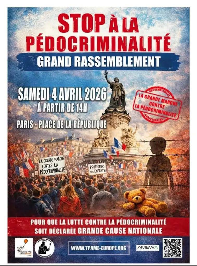 La grande marche contre la pédocriminalité