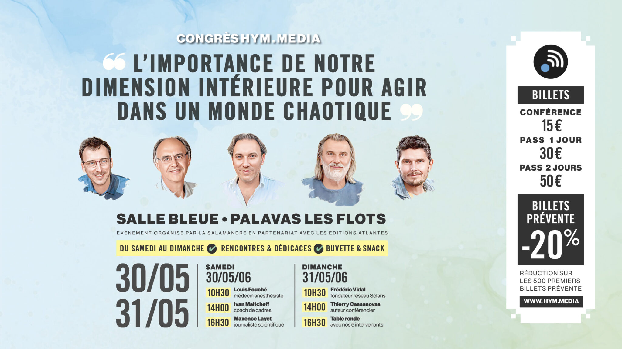 Un congrès exceptionnel sur «L’importance de notre dimension intérieure pour agir dans un monde chaotique»