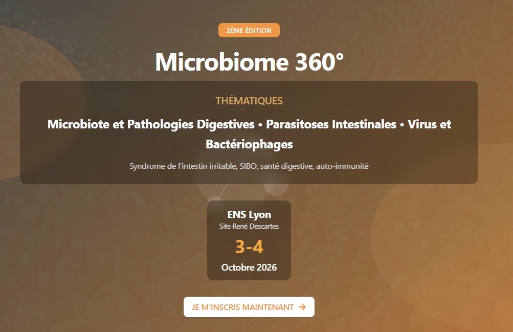 Congrès Microbiome 360°, seconde édition!