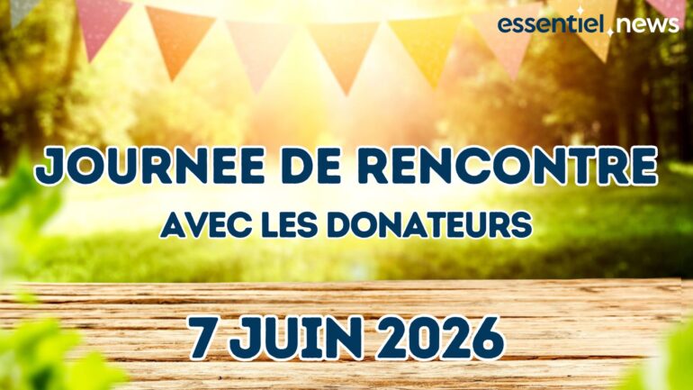 Rencontre des donateurs le 7 juin & 5 ans de notre média