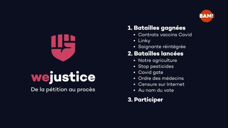 WeJustice: plateforme de lancement du 5ème pouvoir