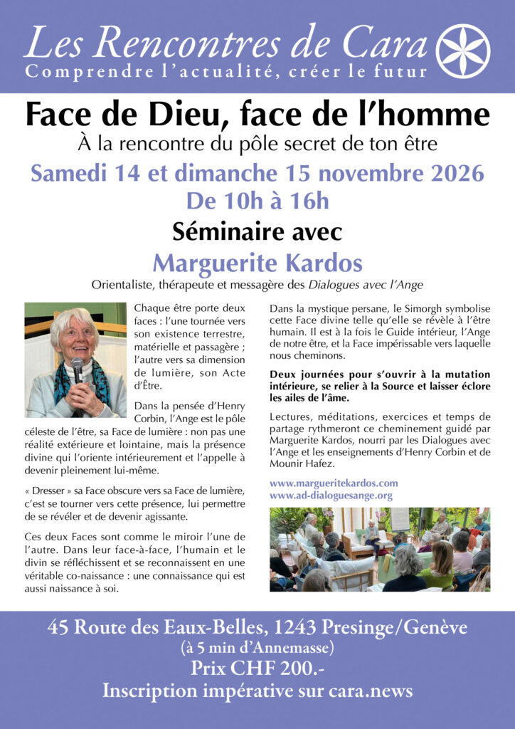 Marguerite Kardos: Face de Dieu, face de l’homme – À la rencontre du pôle secret de ton être