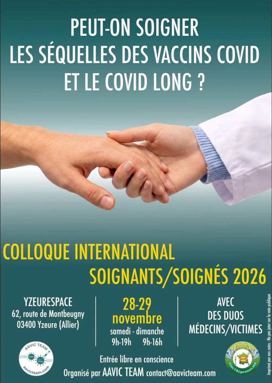 Colloque « Peut-on soigner les séquelles des vaccins Covid et le Covid long? »